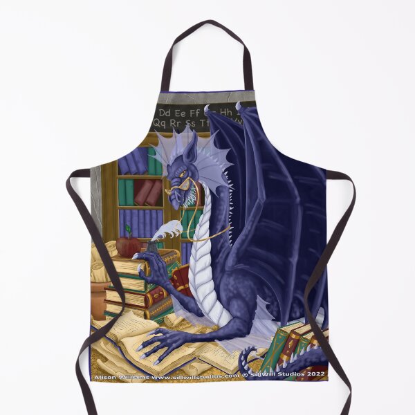 Item preview, The Back-to-School Dragon awaits! designed and sold by SillWillStudios.