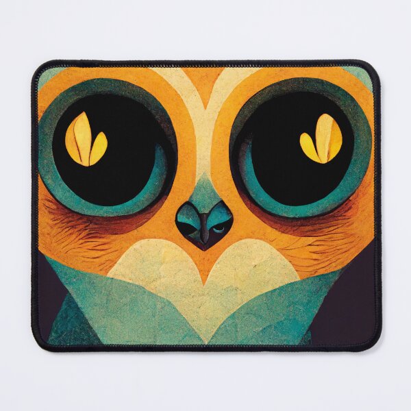 Item preview, Cute Owl Face Cartoon Style designed and sold by AnimalArtPhotos.
