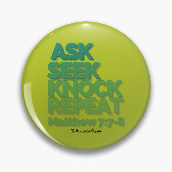 Item preview, Ask Seek, Knock Repeat -  Peridot designed and sold by TheReporter1.