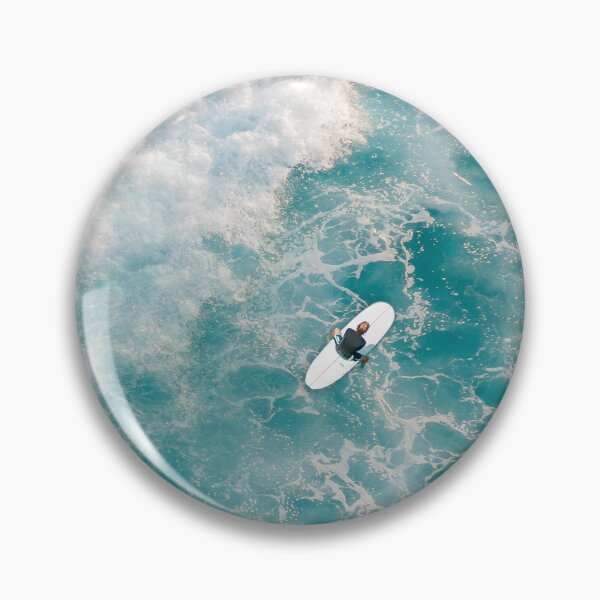 Item preview, Ocean Big wave, sea great waves pattern, blue, sea, surf, surfer, water designed and sold by Collagedream.