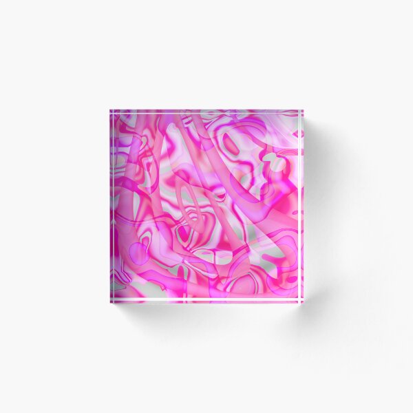 Item preview, Abstract Pink Psychedelic hippie pattern  designed and sold by Dlimmer.