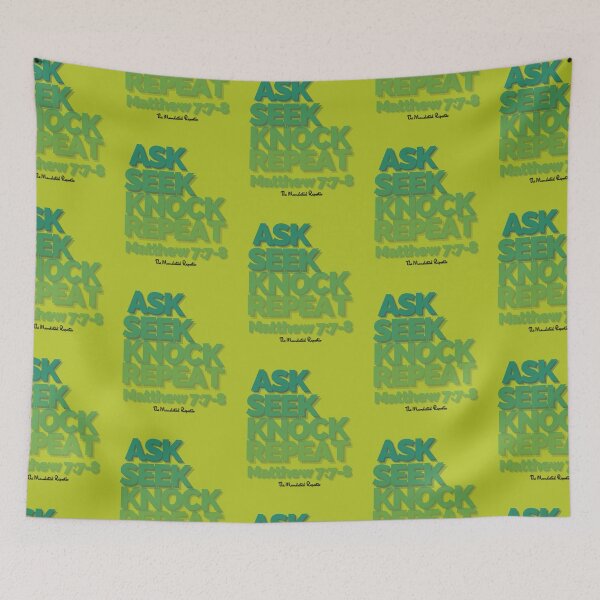 Item preview, Ask Seek, Knock Repeat -  Peridot designed and sold by TheReporter1.