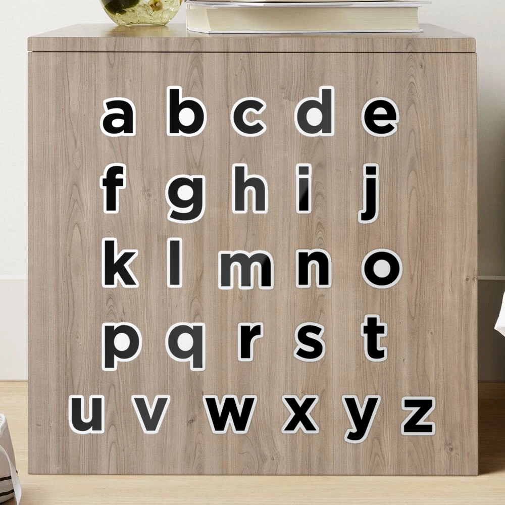Alphabet Wall Decal - Lower Case Letters –