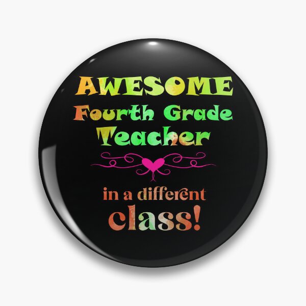 Item preview, AWESOME Fourth Grade Teacher in a different class designed and sold by captainpeter.