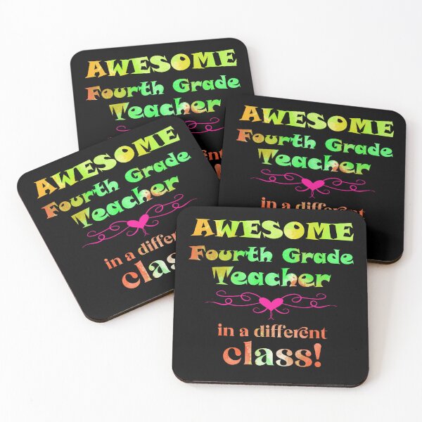 Item preview, AWESOME Fourth Grade Teacher in a different class designed and sold by captainpeter.