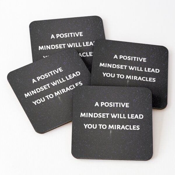 Item preview, A positive mindset Will lead you to miracles designed and sold by Itaxi.