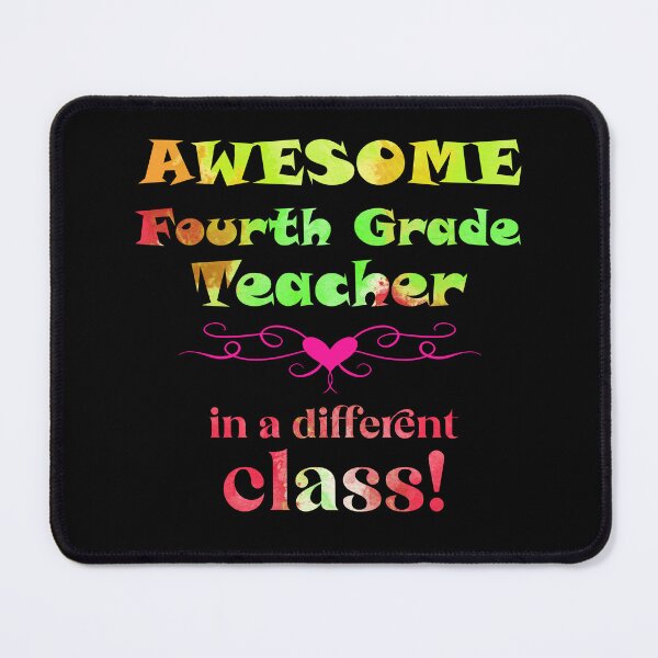 Item preview, AWESOME Fourth Grade Teacher in a different class designed and sold by captainpeter.