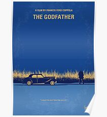 No686-1- Godfather I minimal movie poster Poster