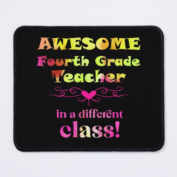 Item preview, AWESOME Fourth Grade Teacher in a different class designed and sold by captainpeter.