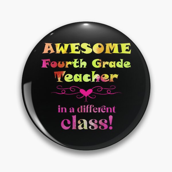 Item preview, AWESOME Fourth Grade Teacher in a different class designed and sold by captainpeter.