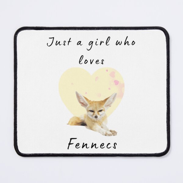 Item preview, JUST A GIRL WHO LOVES FENNECS designed and sold by KatisDesign.