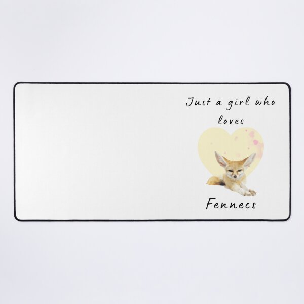 Item preview, JUST A GIRL WHO LOVES FENNECS designed and sold by KatisDesign.
