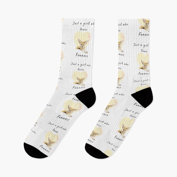 Item preview, JUST A GIRL WHO LOVES FENNECS designed and sold by KatisDesign.