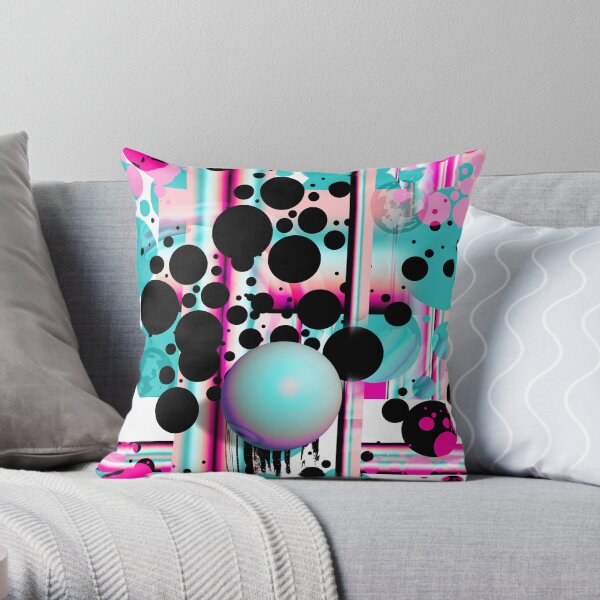 Effervescent Confetti Throw Pillow