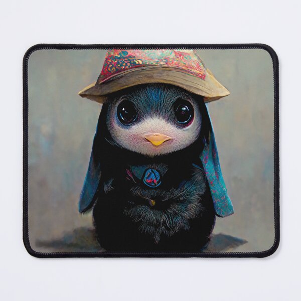 Item preview, Cute Baby Penguin Wearing A Hat designed and sold by AnimalArtPhotos.