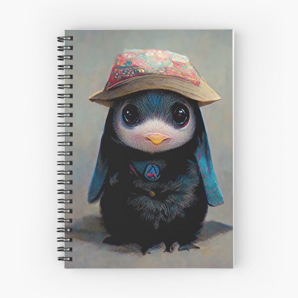 Item preview, Cute Baby Penguin Wearing A Hat  designed and sold by AnimalArtPhotos.