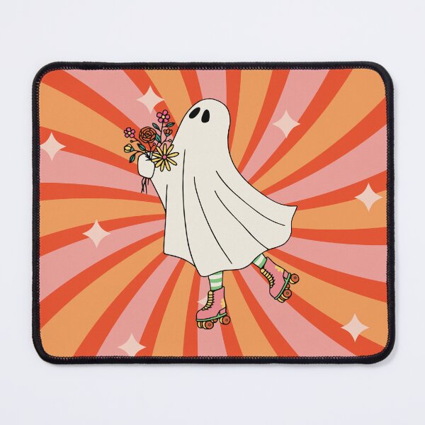 Item preview, Groovy White Sheet Ghost Roller Skating Halloween Costume designed and sold by Paperfly Studio.