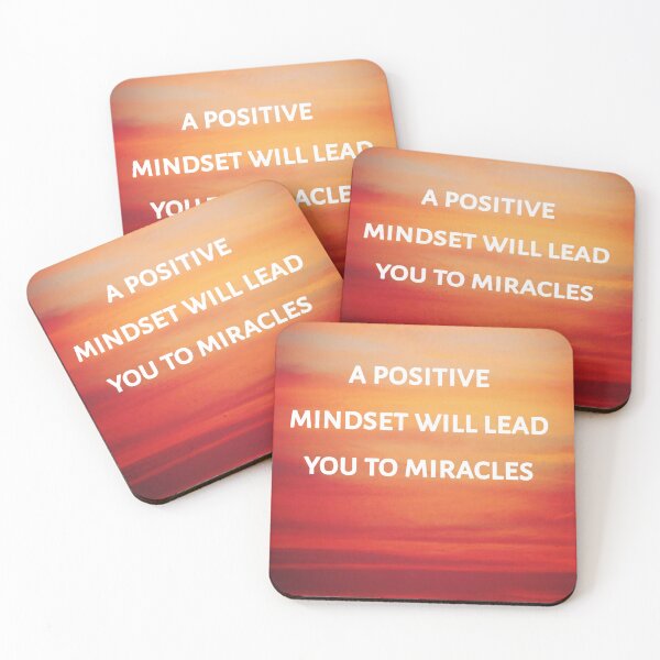 Item preview, A positive mindset Will lead you to miracles designed and sold by Itaxi.