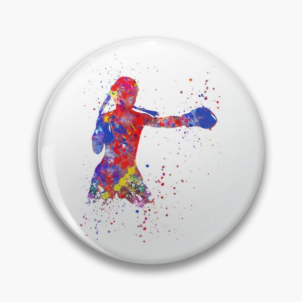 Item preview, Woman boxer  designed and sold by Rosaliartbook.
