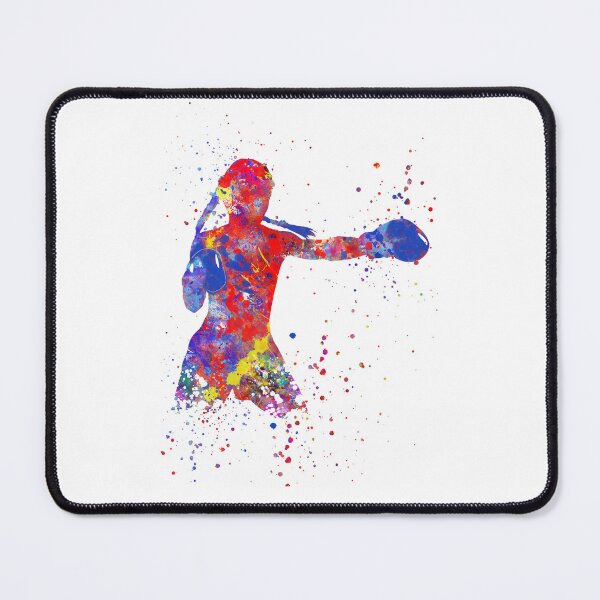 Item preview, Woman boxer  designed and sold by Rosaliartbook.