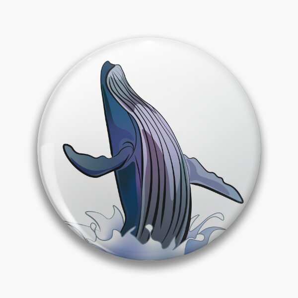 Item preview, Minimalist Humpback Whale Breaching designed and sold by InkLayer.