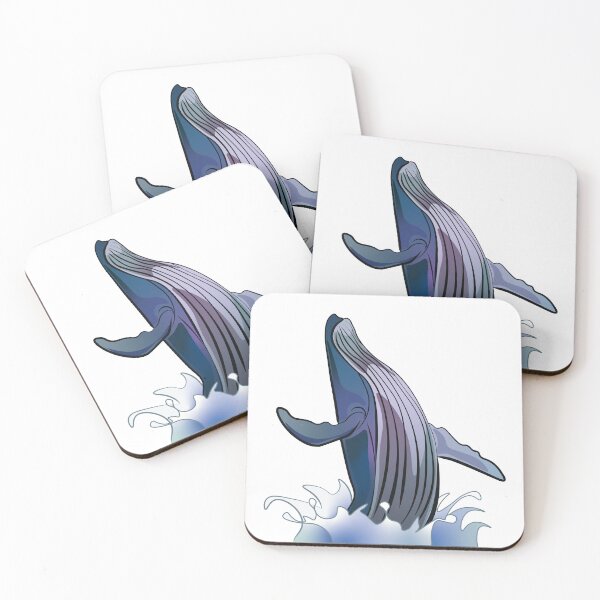 Item preview, Minimalist Humpback Whale Breaching designed and sold by InkLayer.