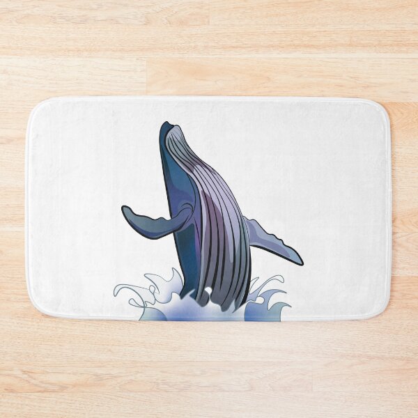 Item preview, Minimalist Humpback Whale Breaching designed and sold by InkLayer.