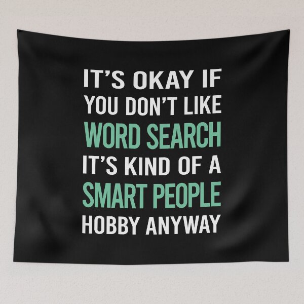 Item preview, Smart People Hobby Word Search designed and sold by RonaldEwing4782.