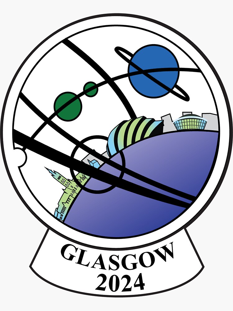 "Glasgow 2024 Worldcon logo" Sticker for Sale by Glasgow2024 Redbubble
