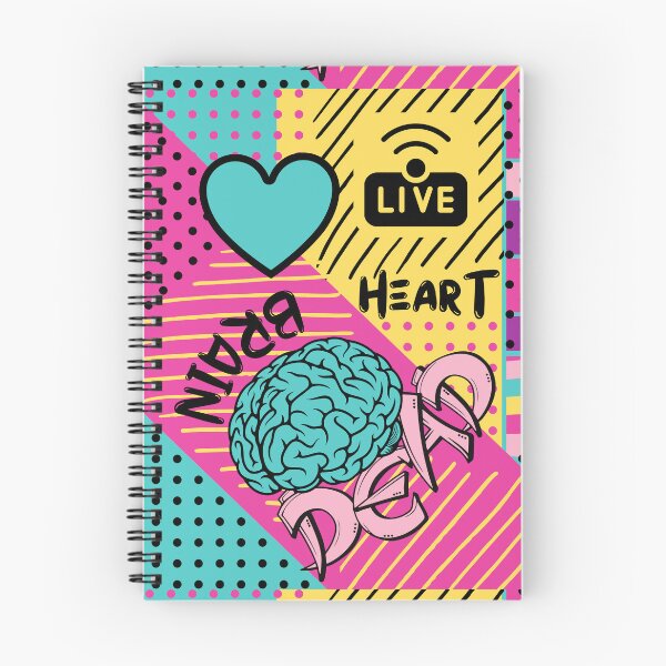 Item preview, Live Heart Brain Dead Pop-Style Print designed and sold by trendingatees.