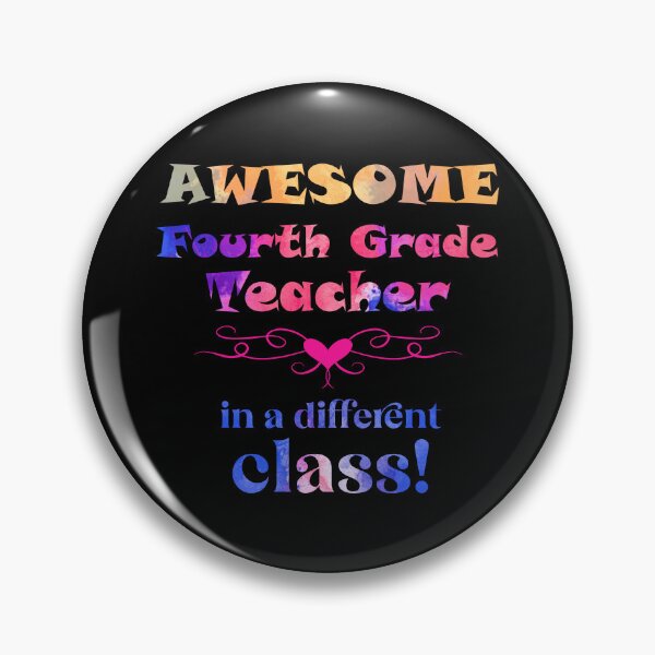 Item preview, AWESOME Fourth Grade Teacher in a different class designed and sold by captainpeter.