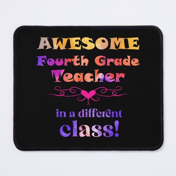 Item preview, AWESOME Fourth Grade Teacher in a different class designed and sold by captainpeter.