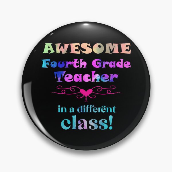 Item preview, AWESOME Fourth Grade Teacher in a different class designed and sold by captainpeter.