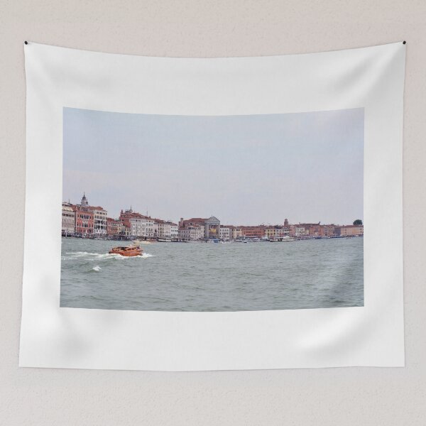 Item preview, 6 June 2017 Beautiful buildings near the canal and boats in the water in Canal Grande in Venice, Italy designed and sold by oanaunciuleanu.