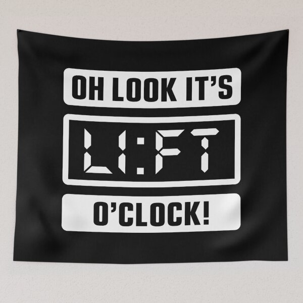 Item preview, Oh Look It's Lift O'Clock designed and sold by Brogress Project.