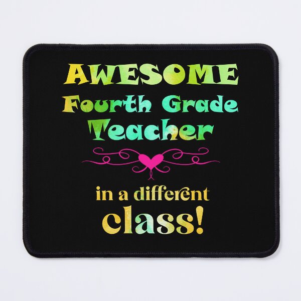 Item preview, AWESOME Fourth Grade Teacher in a different class designed and sold by captainpeter.