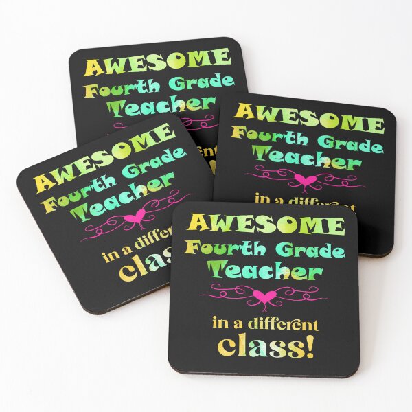 Item preview, AWESOME Fourth Grade Teacher in a different class designed and sold by captainpeter.