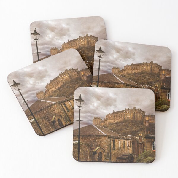Item preview, Moody Overcast View of Edinburgh Castle over the Old Town designed and sold by Tom Carpenter.