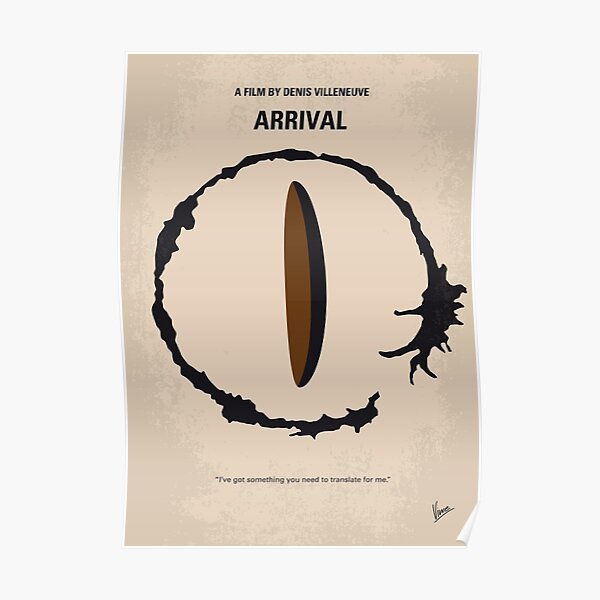 No735- Arrival minimal movie poster Poster