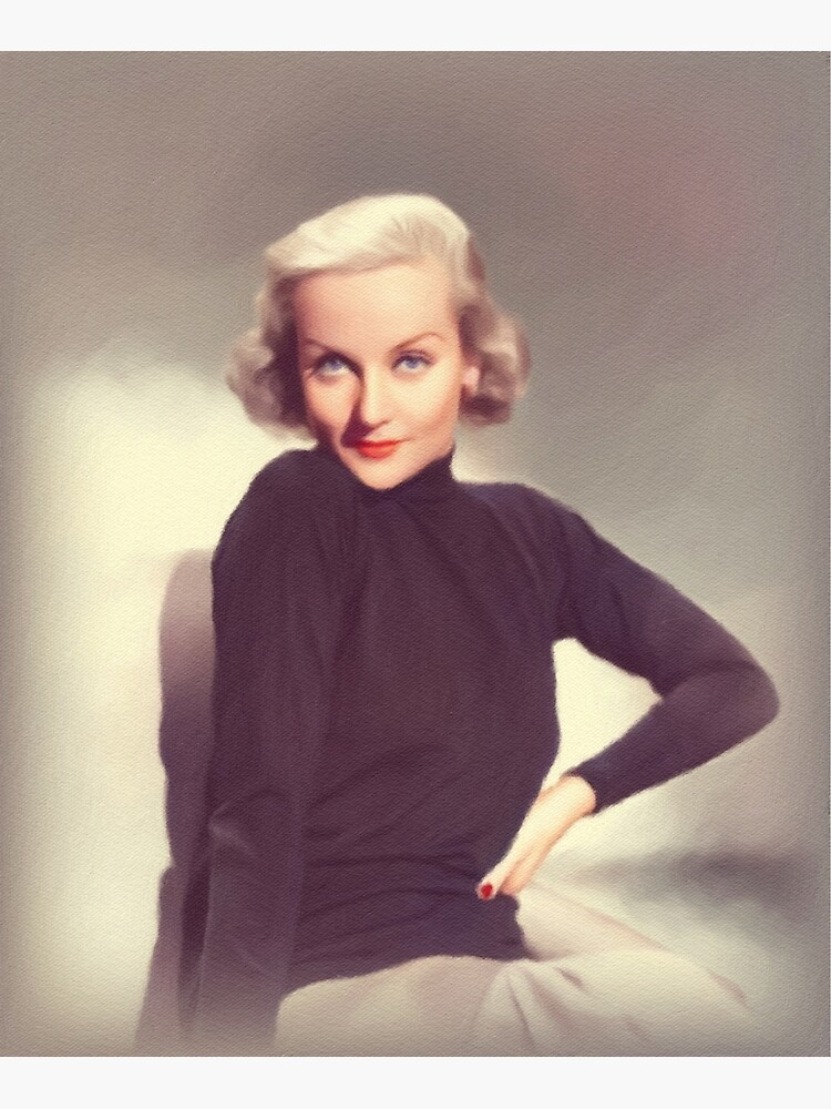 Carole Lombard Movie Star Poster For Sale By Hollywoodize Redbubble