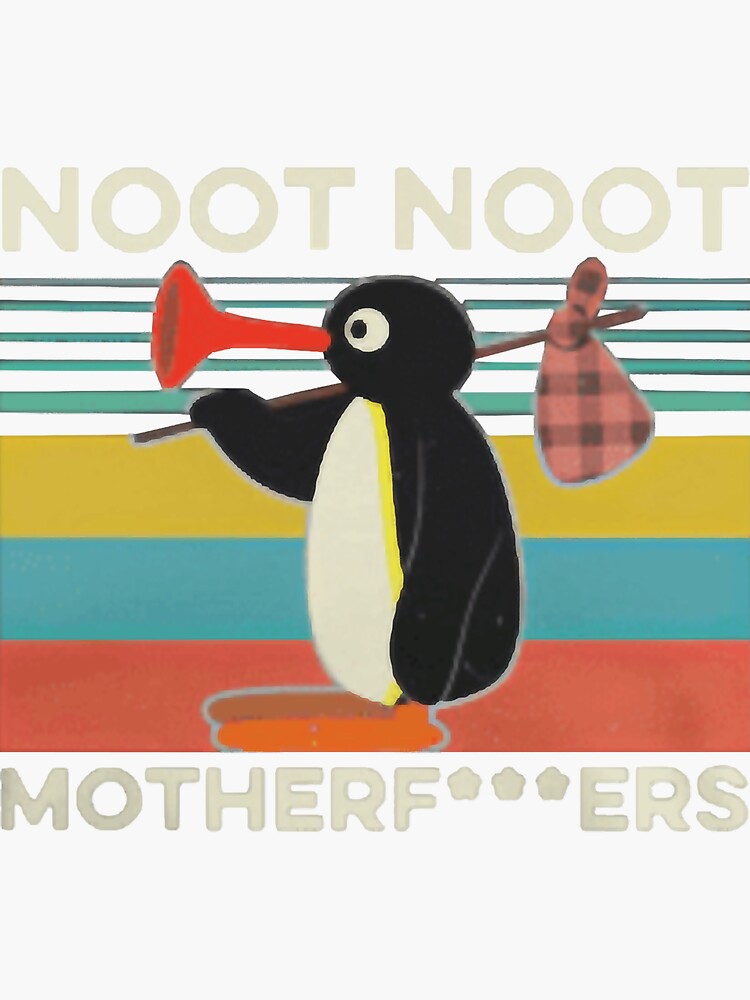 Imagen 3 de 3, Pegatina con la obra Noot Noot Pingu Camisa Noot Meme Regalo, Pingu Noot Noot Motherf, diseñada y vendida por haitran6382.