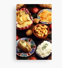 Potato Foods Canvas Print