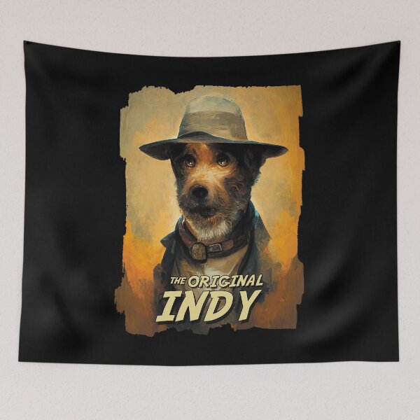 Item preview, Indiana Dog Portrait Painting | The Original Indy designed and sold by TMBTM.