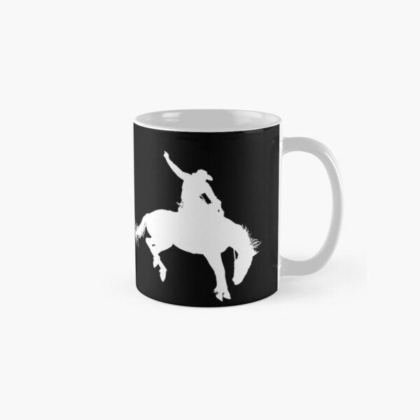 Aperçu de l'œuvre Rodeo Bucking Bronco Cheval Cowboy Équitation Sauvage créée et vendue par LarkDesigns.