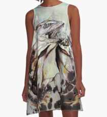 Spitting Lizard, New York 1964 A-Line Dress