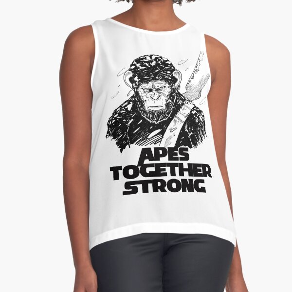 Caesar Apes Together Strong Sleeveless Top For Sale By Moonwalkerwiz Redbubble 3465