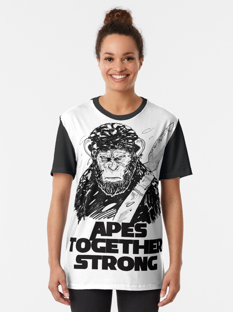 Caesar Apes Together Strong T Shirt By Moonwalkerwiz Redbubble 8918