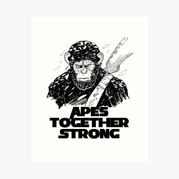 Ape Art Prints for Sale  Redbubble
