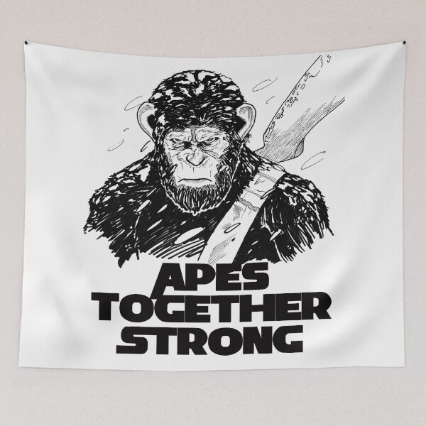 Item preview, Caesar: Apes Together Strong designed and sold by moonwalkerwiz.