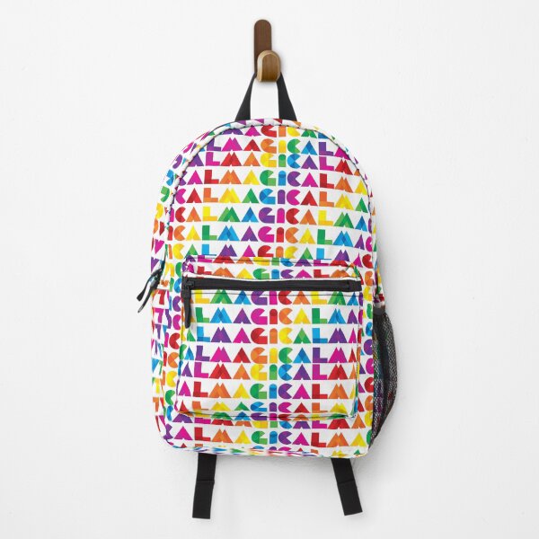 Item preview, Typographic 'Magical' rainbow design - white designed and sold by fatchairprint.